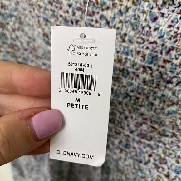 Old Navy Smocked Floral Top - Picture 7 of 8